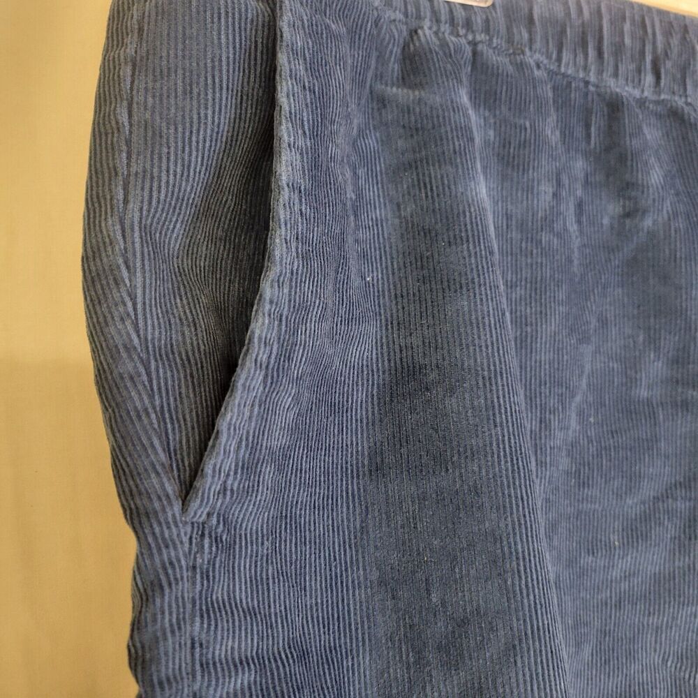 Banana‎ Republic XL Corduroy Shorts Men Pull On Blue Drawstring Cotton 7'' - Picture 4 of 6